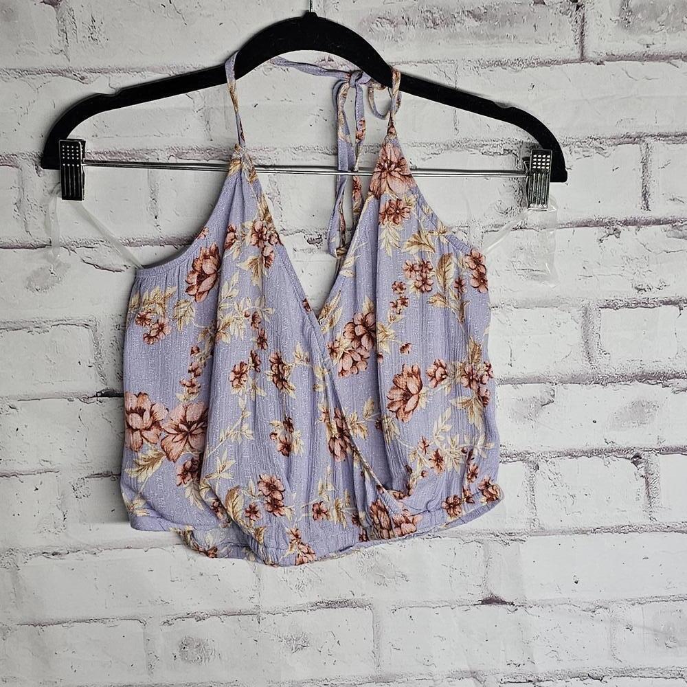 NWT American Eagle Periwinkle Blue Crop